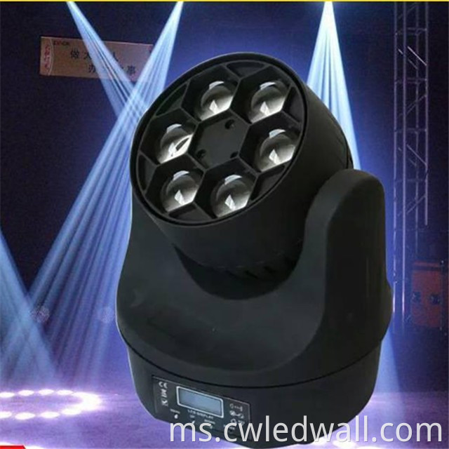 6×15W Mini Bee Eye Stage Lights Dj Music Live